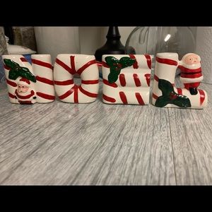 Vintage Christmas Noel Candle Holder